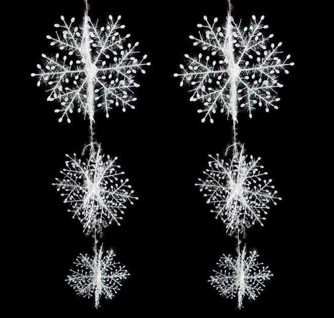 Christmas Snowflakes Christmas Decorations Activity Goods Three-