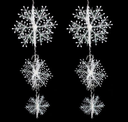 Christmas Snowflakes Christmas Decorations Activity Goods Three-