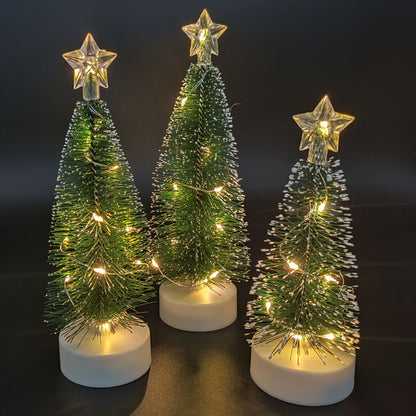 Christmas Table Decoration Xmas Tree Led Light Garland Xmas