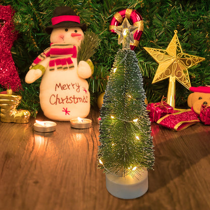 Christmas Table Decoration Xmas Tree Led Light Garland Xmas