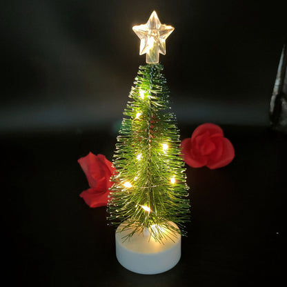 Christmas Table Decoration Xmas Tree Led Light Garland Xmas
