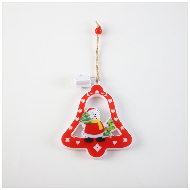 LED Snowman Lantern Christmas Tree Pendant Scene Decorative Ornaments